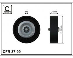 Spannrolle SAAB 900 II 2.0 2.3 4-Zylinder ab Motornummer V088653 / 9-5 I 2.0 turbo 2.3 turbo bis Fahrgestellnummer 43505871