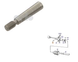 Stift Schaltstange Original SAAB 90 99 900 I 9000 Einbauort: am Schaltgestänge / Silentblock 