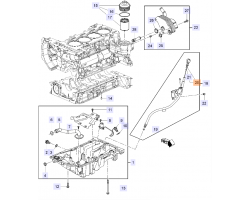 Ölmessstab / Ölmeßstab / Ölpeilstab / Meßstab Ölstand Motoröl OPEL Insignia A / Astra J GTC 2.0 turbo A20NFT A20NHT / SAAB 9-3 II 2.0T / 9-5 II 2.0 turbo A20NFT A20NHT 