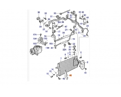 Abdeckung, AC Kondensator, links SAAB 9-3 I '98-03 Original-Ersatzteil