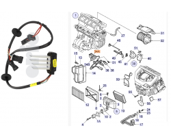 Control Unit, Heating / Ventilation SAAB 9-5 I '98-05 Genuine Part - Part #. 4869319