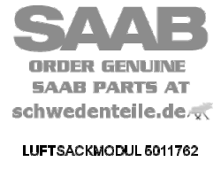 AIRBAG MODULE for SAAB, Genuine Part - Part #. 5011762