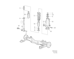 SPRING for SAAB, Genuine Part - Part #. 5056908