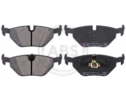 Brake Pads Set Rear Axle SAAB 9-5 I Model Year 1999-2010, suits all cars with VIN # X3025752 and higher numbers / onwards