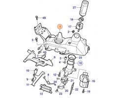 Gear Shift Housing SAAB 9-5 I 2000-2010, Genuine Part - Part #. 5162037