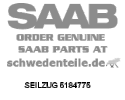 CABLE for SAAB, Genuine Part - Part #. 5184775