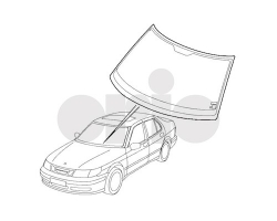 WINDSCREEN for SAAB, Genuine Part - Part #. 5189212