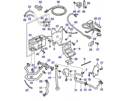 Schlauch Motor- / Innenraumheizung SAAB 9-5 I 1998-2003 Original-Ersatzteil - OE Nr. 5194386