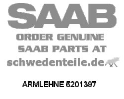 ARM REST for SAAB, Genuine Part - Part #. 5201397