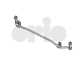 Querstabilisator SAAB 9-3 I 1998-2003 Sportfahrgestell Einbauseite: Hinterachse