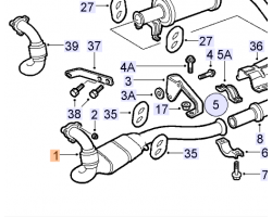 Catalytic converter / TWC Converter SAAB 9-3 I Petrol / Gasoline engine 2001-2003