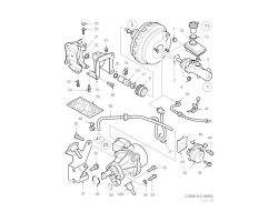 BRAKE SERVO for SAAB, Genuine Part - Part #. 5390851