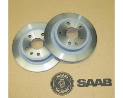 1 Satz Bremsscheiben hinten Original SAAB 900 II 1997-1998 / 9-3 I 1998-2003 / 9-5 I 1998-1999