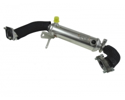 Wärmetauscher Abgasrückführung AGR / Kühler Abgasrückführung EGR Leitung OPEL Astra Signum Vectra Zafira 1.9 Turbodiesel 8-Ventiler Z19DT, Original-Ersatzteil 55210702