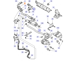 Catalytic Converter / Three Way Catalytic Converter / TWC Converter (1st Unit, at Engine) SAAB 9-3 II 1.9 TTiD A19DTR Z19DTR 2008-2010, Genuine Part - Part #. 55210866