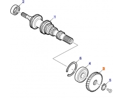 Zahnradgetriebe SAAB, Original-Ersatzteil - OE Nr. 55350129