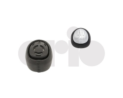 Shift Knob PU Leather + Emblem SAAB 9-3 II 2004-2012 , for Vehicles with 6-Gear Manual Transmission