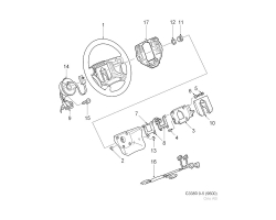 CABLE HARNESS for SAAB, Genuine Part - Part #. 5552096