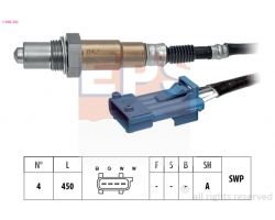 Lambdasonde Lamda-Sonde Regelsonde SAAB 9-3 II 1.8t 2.0t 2.0T B207 Modelljahr 2003-2012, Einbauposition: Vorne