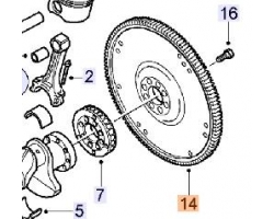 Flywheel SAAB 9-5 I 2.0t / 2.3t (B205 / B235) 1998-2010 Genuine Part