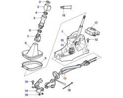 Cable Gear Selector SAAB 9-3 II 1.9 TiD 1.9 TTiD Z19DT Z19DTH A19DTR Z19DTR 2005-2012, For Vehicles with Manual Transmission, Genuine Part - Part #. 55557395