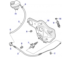 Connection Pipe Clutch SAAB 9-3 II, SAAB Genuine Part 