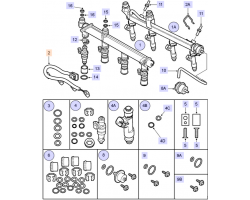 Cable Harness Cable Set SAAB 9-3 II 1.8t 2.0t 2.0T B207E B207L B207R Model Year 2007-2011, Installation Position: Near Fuel Rail