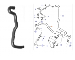 Crank Case Ventilation Hose / Crankcase Pipe Genuine SAAB 9-3 I / 9-5 I 2.0 turbo 2.3 turbo B205 B235 1998-2010