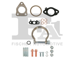 Einbausatz Dichtung Turbolader Turbo Turbineneinlass Lader / Abgaskrümmer Auspuffkrümmer SAAB 9-5 II 2.0 TiD A20DTH