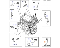 Lambdasonde / Lambda-Sonde Opel Insignia A 1.6 turbo / SAAB 9-5 II 1.6 turbo GM 55566592 OPEL 855678 A16LET 