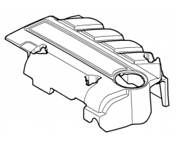 Isolierung Motorraumabdeckung SAAB 9-3 II / 9-5 I 2005-2014 1.9 TiD / 1.9 TTiD A19DTR / Z19DT / Z19DTH / Z19DTR, SAAB Original-Ersatzteil