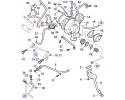 Vakuumschlauch Turbolader SAAB 9-3 II 1.8t 2.0t 2.0T 2009-2011 B207E B207L B207R B207, Original-Ersatzteil - OE Nr. 55570746