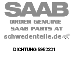 DICHTUNG für SAAB, Original-Ersatzteil - OE Nr. 5952221