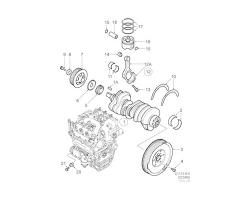 BIG END BRG KIT for SAAB, Genuine Part - Part #. 5955059