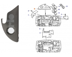 Motorabdeckung Abdeckung am Motor oben Nähe Ventildeckel / Einspritzdüsen SAAB 9-3 I 2.0 turbo 2.3 turbo / 9-5 I 2.0 turbo 2.3 turbo B205 B235