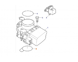 Dichtring / O-Ring Drosselklappengehäuse SAAB 9-5 I ´04-10 Einbauort: Ansaugkrümmer