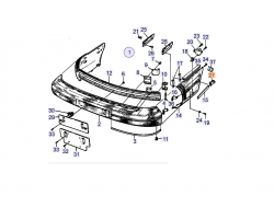 CLAMP for SAAB, Genuine Part - Part #. 6940175