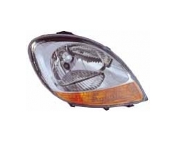 Scheinwerfer rechts chrome + Blinker gelb Renault Kangoo '03-07