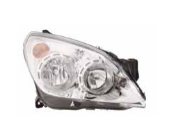 Scheinwerfer rechts chrome + Blinker gelb Opel Astra H '07-09