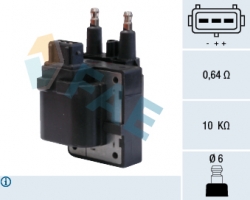 Ignition Coil Cylinder 1+4 VOLVO S40 I / V40 I 1.6 1.8 2.0 1996-2004