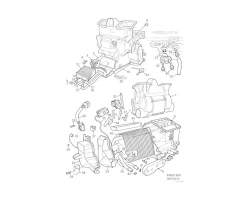 AC / Evaporators for SAAB 900 II