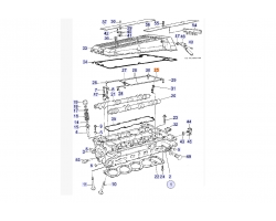 ROHR ZYLINDERKOPF SAAB, Original-Ersatzteil - OE Nr. 7508468