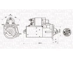 Anlasser 1,4 KW VOLVO 850 / C30 / C70 I / C70 II / S40 I / S40 II / S60 I / S60 II / S70 / S80 I / S80 II / V40 / V50 / V60 / V70 I / V70 II / V70 III / XC60 / XC70 / XC90