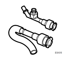 SAAB Spezialwerkzeug, Adapter Meßgerät Messgerät Benzindruck SAAB 9000 / 900 II / 9-3 I / 9-5 I, SAAB Special Tools