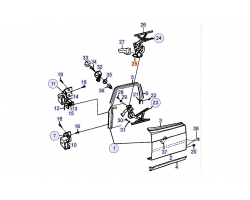 Fensterheber - Motor rechts SAAB 900 I Combi Coupé bis Modelljahr 1993