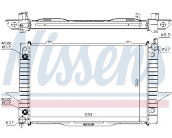 Wasserkühler Kühler Motorkühlung Schaltgetriebe Automatikgetriebe VOLVO S70 I / V70 I  / C70 I / XC70 I