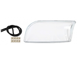 Headlight Glass Headlamp Lens Xenon, left, VOLVO S80 I (-2006)