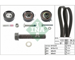 Satz Zahnriemensatz Spannrolle Zahnriemen VOLVO 850 / S70 I / V70 I / S80 I / V70 II 2.5 TDI Rollenart: Spannrolle, angetriebene Aggregate: Nockenwelle