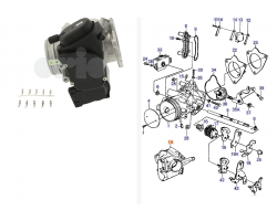 Drosselklappengehäuse / Drosselklappe SAAB 9000