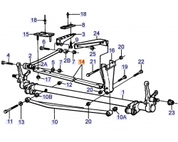 Brace Rear Axle SAAB 9000